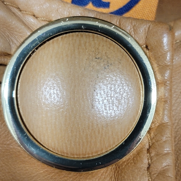 Tory Burch Limited Edition Light Brown Soft Leather Jacket Size 4 - Picture 9 of 12